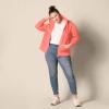 image:imageAmazon Essentials womens Fleece FullZip Hoodie Available in Plus SizeCoral Pink