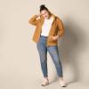 image:imageAmazon Essentials womens Fleece FullZip Hoodie Available in Plus SizeDark Camel