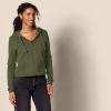 image:imageAmazon Essentials womens Fleece FullZip Hoodie Available in Plus SizeDark Olive