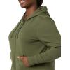 image:imageAmazon Essentials womens Fleece FullZip Hoodie Available in Plus SizeDark Olive