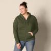 image:imageAmazon Essentials womens Fleece FullZip Hoodie Available in Plus SizeDark Olive