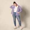 image:imageAmazon Essentials womens Fleece FullZip Hoodie Available in Plus SizeGrape