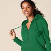 image:imageAmazon Essentials womens Fleece FullZip Hoodie Available in Plus SizeGreen