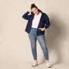 image:imageAmazon Essentials womens Fleece FullZip Hoodie Available in Plus SizeNavy Heather