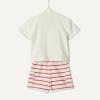 image:imageAmazon Essentials x Sofia Grainge Babies Toddlers and Boys TShirt and Short Play Set MultipacksPetit SoleilUneven Stripe