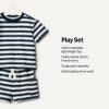 image:imageAmazon Essentials x Sofia Grainge Babies Toddlers and Boys TShirt and Short Play Set MultipacksStripe