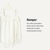 image:imageAmazon Essentials x Sofia Grainge Baby Girls Cotton Gauze Sleeveless RomperIvory