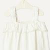 image:imageAmazon Essentials x Sofia Grainge Baby Girls Cotton Gauze Sleeveless RomperIvory