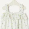 image:imageAmazon Essentials x Sofia Grainge Baby Girls Cotton Gauze Sleeveless RomperIvory Lemon