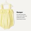 image:imageAmazon Essentials x Sofia Grainge Baby Girls Cotton Gauze Sleeveless RomperLight Yellow Ditsy Floral