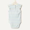 image:imageAmazon Essentials x Sofia Grainge Baby Girls Cotton Ruffle Sleeve Bodysuit with Embroidered Detail Pack of 2Light BlueStripe