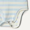 image:imageAmazon Essentials x Sofia Grainge Baby Girls Cotton Ruffle Sleeve Bodysuit with Embroidered Detail Pack of 2Light BlueStripe
