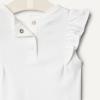 image:imageAmazon Essentials x Sofia Grainge Baby Girls Cotton Ruffle Sleeve Bodysuit with Embroidered Detail Pack of 2Light PinkWhite
