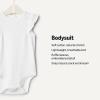 image:imageAmazon Essentials x Sofia Grainge Baby Girls Cotton Ruffle Sleeve Bodysuit with Embroidered Detail Pack of 2Light PinkWhite