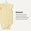 image:imageAmazon Essentials x Sofia Grainge Baby Girls Cotton Ruffle Sleeve Bodysuit with Embroidered Detail Pack of 2WhiteStripe Floral