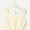 image:imageAmazon Essentials x Sofia Grainge Baby Girls Lightweight French Terry Sleeveless Shorts RomperGolden Yellow Uneven Stripe