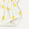 image:imageAmazon Essentials x Sofia Grainge Baby Girls Lightweight French Terry Sleeveless Shorts RomperIvory Big Lemon