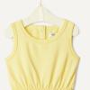 image:imageAmazon Essentials x Sofia Grainge Baby Girls Lightweight French Terry Sleeveless Shorts RomperLight Yellow