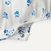 image:imageAmazon Essentials x Sofia Grainge Baby Girls Woven Sleeveless Ruffle RomperIvory Blue Floral