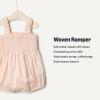 image:imageAmazon Essentials x Sofia Grainge Baby Girls Woven Sleeveless Ruffle RomperPeach Classic Stripe