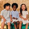 image:imageAmazon Essentials x Sofia Grainge Toddlers and Baby Boys Cotton Pique Short Sleeve Shirt amp Shorts Play SetBlue Uneven Thin Stripe