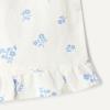 image:imageAmazon Essentials x Sofia Grainge Toddlers and Baby Girls Cotton Linen Wide Leg Pullon Pant with RufflesIvory Blue Floral