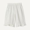image:imageAmazon Essentials x Sofia Grainge Toddlers and Baby Girls Cotton Linen Wide Leg Pullon Pant with RufflesLight Beige