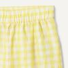 image:imageAmazon Essentials x Sofia Grainge Toddlers and Baby Girls Cotton Linen Wide Leg Pullon Pant with RufflesYellow Gingham