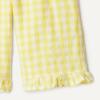 image:imageAmazon Essentials x Sofia Grainge Toddlers and Baby Girls Cotton Linen Wide Leg Pullon Pant with RufflesYellow Gingham