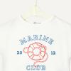 image:imageAmazon Essentials x Sofia Grainge Toddlers and Baby Girls Cotton Pique Short Sleeve TShirt amp Pants Play SetIvory Marine Club