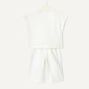 image:imageAmazon Essentials x Sofia Grainge Toddlers and Baby Girls Cotton Pique Short Sleeve TShirt amp Pants Play SetIvory Marine Club