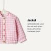 image:imageAmazon Essentials x Sofia Grainge Toddlers and Baby Girls Cotton Sateen Lightweight Printed JacketPink Big Gingham