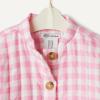 image:imageAmazon Essentials x Sofia Grainge Toddlers and Baby Girls Cotton Sateen Lightweight Printed JacketPink Big Gingham