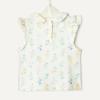 image:imageAmazon Essentials x Sofia Grainge Toddlers and Baby Girls Cotton Short Sleeve Blouses with Ruffles Pack of 2Light BlueBouquets