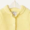 image:imageAmazon Essentials x Sofia Grainge Toddlers and Baby Girls Cotton Short Sleeve Button Front Sweater with Peter Pan CollarLight Yellow
