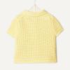 image:imageAmazon Essentials x Sofia Grainge Toddlers and Baby Girls Cotton Short Sleeve Button Front Sweater with Peter Pan CollarLight Yellow