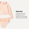 image:imageAmazon Essentials x Sofia Grainge Toddlers and Baby Girls TwoPiece Long Sleeve Rashguard Set MultipacksPink Ornate Paisley