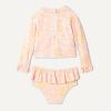 image:imageAmazon Essentials x Sofia Grainge Toddlers and Baby Girls TwoPiece Long Sleeve Rashguard Set MultipacksPink Ornate Paisley