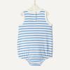 image:imageAmazon Essentials x Sofia Grainge Unisex Babies Cotton Bubble BodysuitBlue Ivory Uneven Stripe
