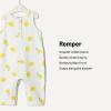 image:imageAmazon Essentials x Sofia Grainge Unisex Babies Sleeveless Lightweight French Terry RomperIvory Big Lemon