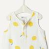 image:imageAmazon Essentials x Sofia Grainge Unisex Babies Sleeveless Lightweight French Terry RomperIvory Big Lemon