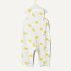 image:imageAmazon Essentials x Sofia Grainge Unisex Babies Sleeveless Lightweight French Terry RomperIvory Big Lemon