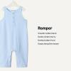 image:imageAmazon Essentials x Sofia Grainge Unisex Babies Sleeveless Lightweight French Terry RomperLight Blue