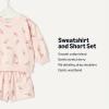 image:imageAmazon Essentials x Sofia Grainge Unisex Babies Toddlers and Kids Sweatshirt and Shorts French Terry Play SetLight Pink Ice Cream