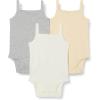 image:imageAmazon Essentials Baby Girls Cotton Sleeveless Bodysuits Baby Clothes Pack of 3Neutrals