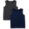image:imageAmazon Essentials Boys Tech Stretch Muscle Tank Top MultipacksHeather GraphiteNavy