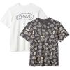 image:imageAmazon Essentials Disney Mens Cotton RegularFit ShortSleeve Crewneck TShirtIvory Marvel Logo