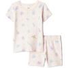 image:imageAmazon Essentials Disney Unisex Toddlers and Babies Short Sleeve Pajama SetPink Princess Icons