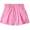 image:imageAmazon Essentials Girls HighRise Athletic Performance Stretch Woven Shorts with Elastic WaistbandPink