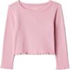 image:imageAmazon Essentials Girls and Toddlers LongSleeve Cropped Rib TopMauve